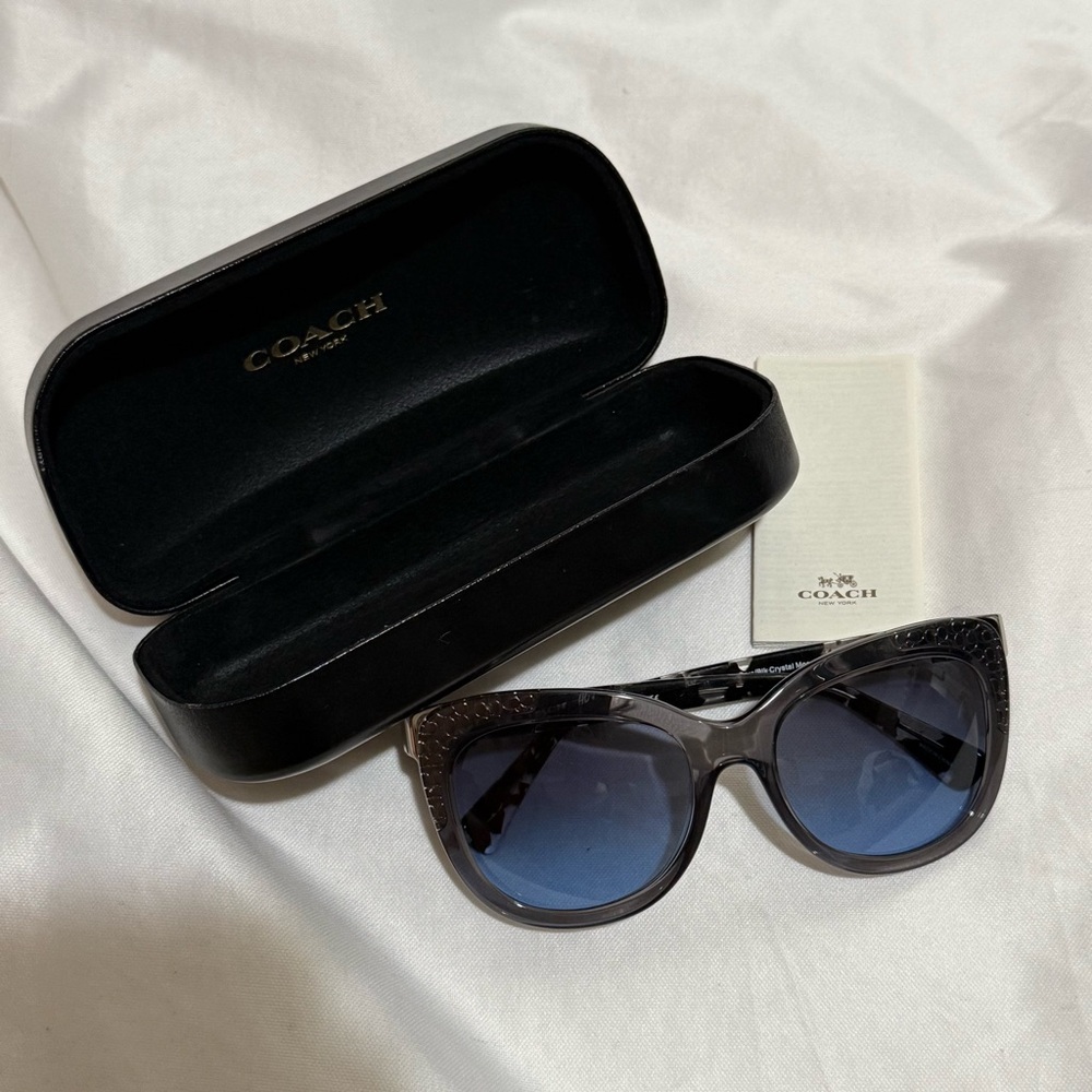 Coach Black Sunglasses Bold Frame